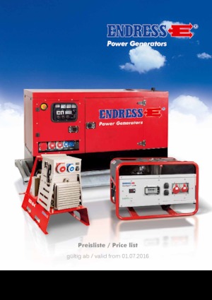 डीजल पावर जनरेटर Endress ESE 1408 DLG DI ES DUPLEX Silent