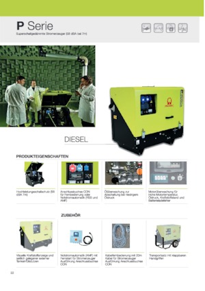 डीजल पावर जनरेटर PRAMAC Lifter P 18000 TYA