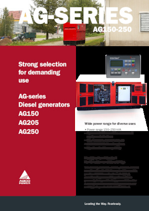 डीजल पावर जनरेटर AGCO Power AG150