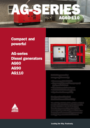 डीजल पावर जनरेटर AGCO Power AG60 