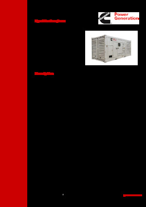 डीजल पावर जनरेटर Cummins C100D2R