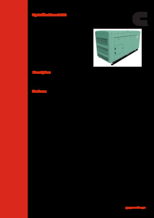 डीजल पावर जनरेटर Cummins C40 D6