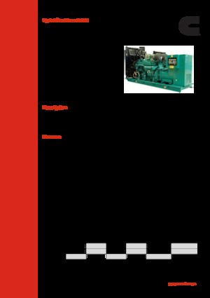 डीजल पावर जनरेटर Cummins C700 D5 