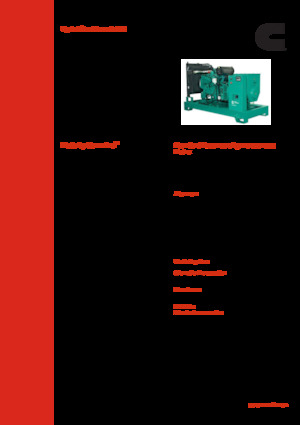 डीजल पावर जनरेटर Cummins C90 D5