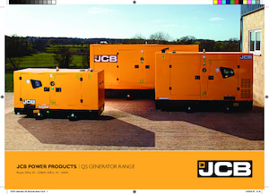 डीजल पावर जनरेटर JCB G90S