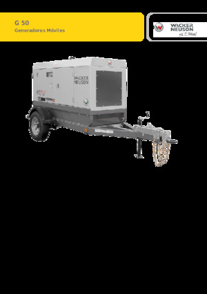 डीजल पावर जनरेटर Wacker Neuson G50