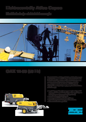 डीजल पावर जनरेटर Atlas Copco QAX 60 Dd FW