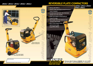 रिवर्सिबल वाइब्रेटरी प्लेट कॉम्पेक्टर Shatal RP 6012-85 E