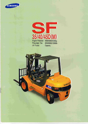 डीजल फोर्कलिफ्ट Samsung SF 40 D