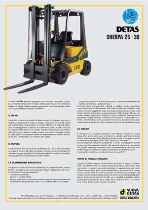 डीजल फोर्कलिफ्ट Nuova Detas Sherpa 30