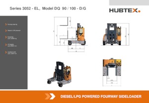 डीजल साइडलोडर Hubtex DQ 90-D