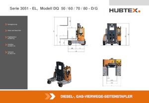 डीजल साइडलोडर Hubtex DQ 80-G