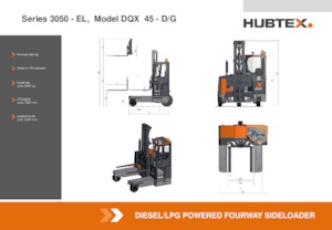डीजल साइडलोडर Hubtex DQX 45-G