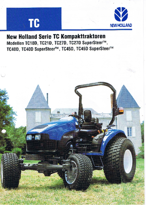 म्यूनिसिपल ट्रैक्टर फ्रंट हिच New Holland TC 40 D