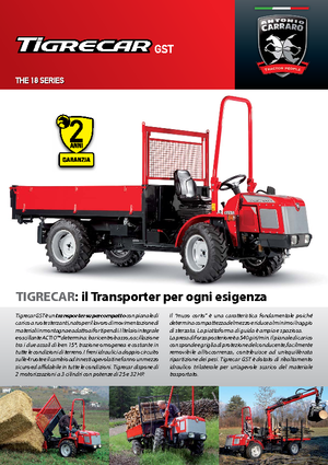 कॉम्पैक्ट यूटिलिटी ट्रैक्टर Carraro Tigrecar 3200 GST