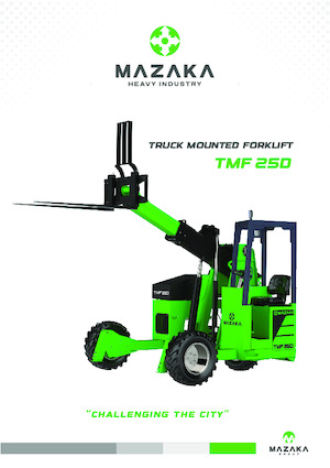 डीजल ट्रक माउंटेड फोर्कलिफ्ट MAZAKA TMF 25D 
