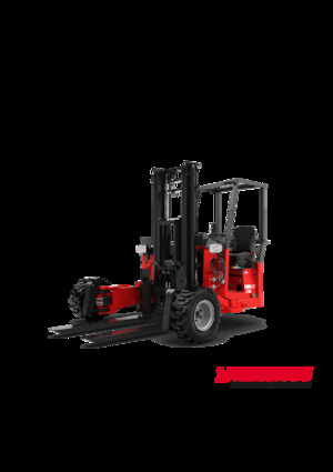 डीजल ट्रक माउंटेड फोर्कलिफ्ट Manitou TMM 45 4W K ST5