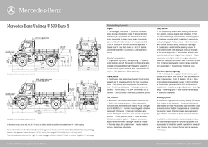 म्यूनिसिपल ट्रैक्टर फ्रंट हिच Unimog U 500