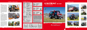 म्यूनिसिपल ट्रैक्टर फ्रंट हिच Lindner Unitrac 92 L