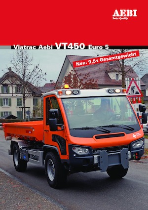 म्यूनिसिपल ट्रैक्टर फ्रंट हिच Aebi VT 450 Vario