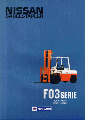 डीजल फोर्कलिफ्ट Nissan WGF 03 A 40 U