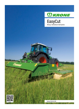 फ्रंट-माउंटेड मोवर - कंडीशनर के साथ डिस्क Krone EasyCut 32 CV Float