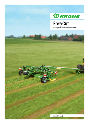 कंडीशनर के साथ ट्रेल्ड मोवर डिस्क Krone EasyCut 6210 CV