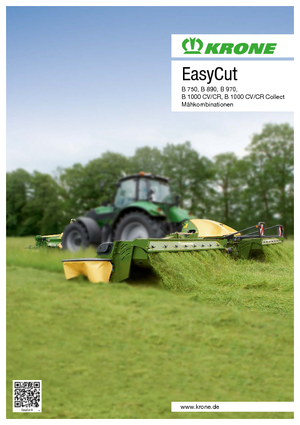 मोवर कॉम्बिनेशन - कंडीशनर के साथ डिस्क Krone EasyCut B 1000 CV 
