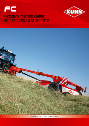 कंडीशनर के साथ ट्रेल्ड मोवर डिस्क Kuhn FC 313 RTG
