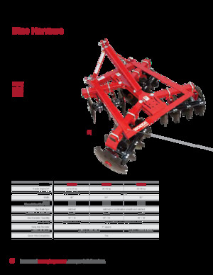 डिस्क-जिंक हैरो Massey Ferguson DHS48