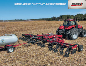 फर्टिलाइज़र स्प्रेडर Case IH Nutri-placer 930 14.5