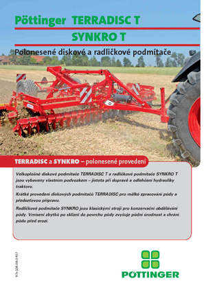 डिस्क-जिंक हैरो Pöttinger Terradisc  6000 T
