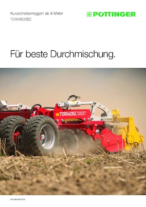 डिस्क-जिंक हैरो Pöttinger Terradisc 8001 T