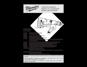 ड्रिल और स्क्रू ड्राइवर Milwaukee 1007-1