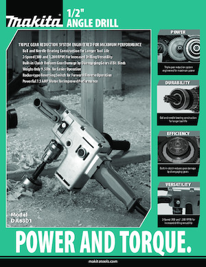 ड्रिल और स्क्रू ड्राइवर Makita DA6301