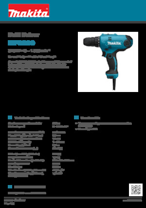 ड्रिल और स्क्रू ड्राइवर Makita DF0300