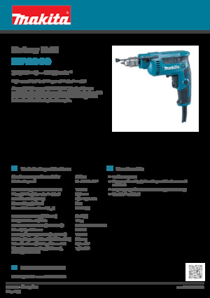 ड्रिल और स्क्रू ड्राइवर Makita DP2010