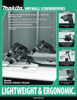 ड्रिल और स्क्रू ड्राइवर Makita FS6200