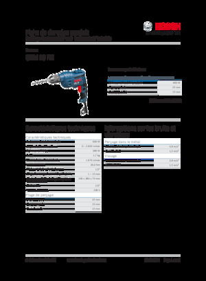 ड्रिल और स्क्रू ड्राइवर Bosch GBM 10 RE