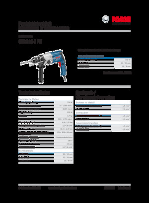 ड्रिल और स्क्रू ड्राइवर Bosch GBM 13-2 RE