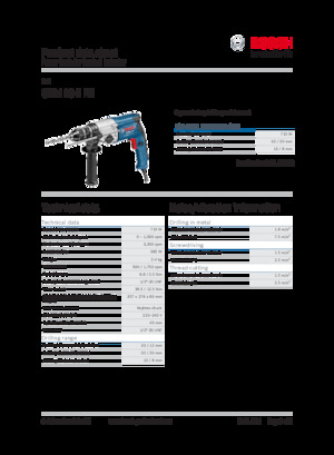 ड्रिल और स्क्रू ड्राइवर Bosch GBM 13-2 RE