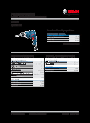 ड्रिल और स्क्रू ड्राइवर Bosch GBM 6 RE