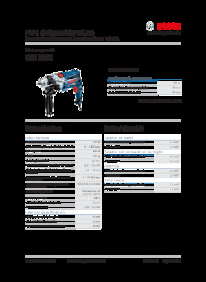 ड्रिल और स्क्रू ड्राइवर Bosch GSB 16 RE