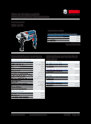 ड्रिल और स्क्रू ड्राइवर Bosch GSB 16 RE