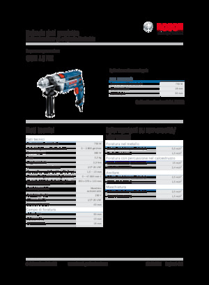 ड्रिल और स्क्रू ड्राइवर Bosch GSB 16 RE