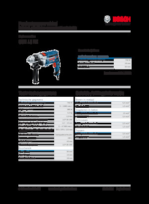 ड्रिल और स्क्रू ड्राइवर Bosch GSB 16 RE
