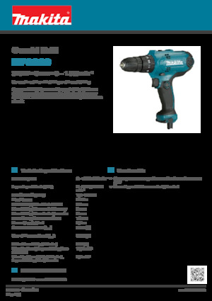 ड्रिल और स्क्रू ड्राइवर Makita HP0300