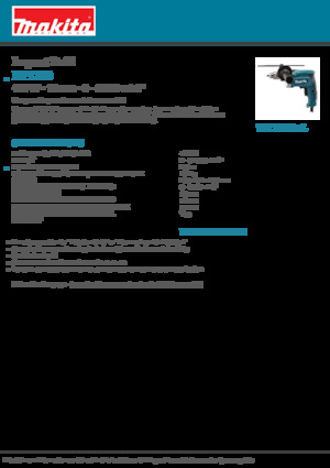 ड्रिल और स्क्रू ड्राइवर Makita HP1230