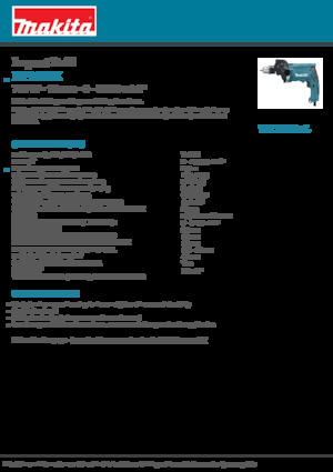 ड्रिल और स्क्रू ड्राइवर Makita HP1630K