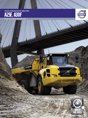 आर्टिकुलेटेड डंप ट्रक Volvo A30F